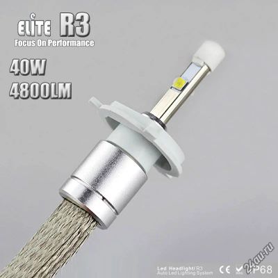 Лот: 6829887. Фото: 1. светодиодные лампы H7 Led R3 40W... Оптика и освещение