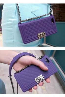 Лот: 3824253. Фото: 1. Чехол-сумочка для телефона Chanel... Чехлы, бамперы