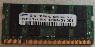 Лот: 5325950. Фото: 1. 2 Гб, DDR -2, PC5300S Samsung... Оперативная память