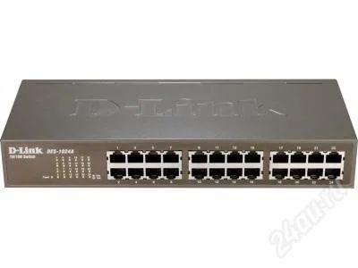 Лот: 98399. Фото: 1. коммутатор dlink des1024A новый... Маршрутизаторы (роутеры)