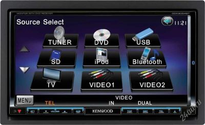 Лот: 1918253. Фото: 1. DVD-Ресивер Kenwood DDX-8054BT. Автомагнитолы