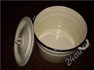 Лот: 83636. Фото: 1. Кастрюля эмалированая 20л. Сковороды и сотейники