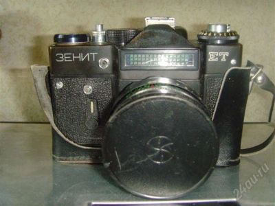 Лот: 744040. Фото: 1. Фотоаппарат Зенит-ЕТ. Плёночные зеркальные
