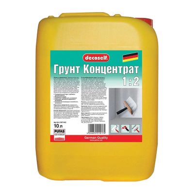 Лот: 14462793. Фото: 1. Pufas Грунтовка Decoself концентрат... Краски, лаки, растворитель