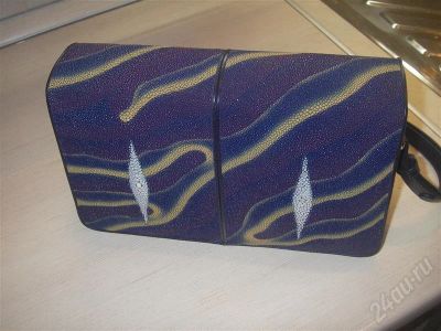 Лот: 378379. Фото: 1. Сумка женская из кожи ската. Сумки