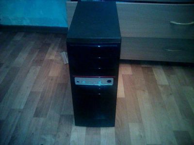 Лот: 9969437. Фото: 1. Корпус mid tower + блок питания... Корпуса, блоки питания