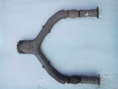 Лот: 13275866. Фото: 1. Приемная труба глушителя Nissan... Двигатель и элементы двигателя
