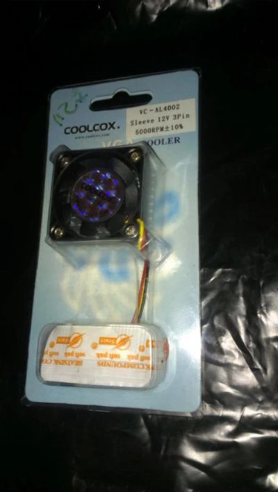 Лот: 5069338. Фото: 1. Cooler 35x35mm 12v3pin. Системы охлаждения