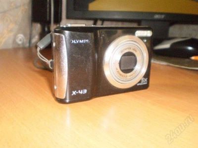Лот: 2593014. Фото: 1. фотоаппарат Olympus X-43 с документами. Цифровые компактные