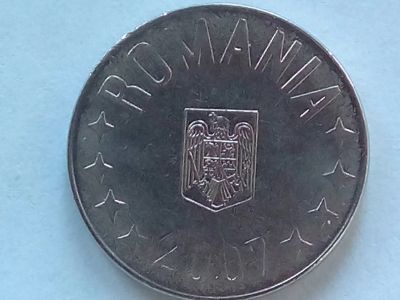 Лот: 18767134. Фото: 1. Монета Румынии 10 бань, 2007. Европа