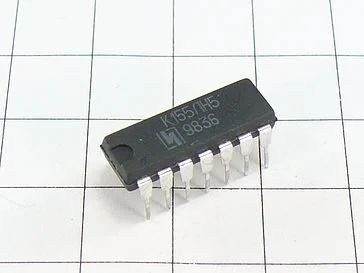 Лот: 11686091. Фото: 1. К155ЛН5 ( импортный аналог SN7416... Микросхемы