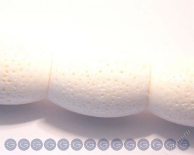 Лот: 2944791. Фото: 1. Бусины из белого пористого коралла... Бижутерия ручной работы