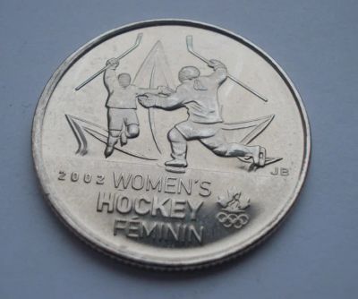 Лот: 16349018. Фото: 1. Канада 25 центов 2009 Победа женской... Америка