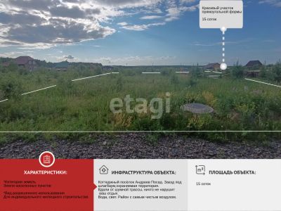 Лот: 25283985. Фото: 1. участок , коттеджный посёлок Андреев... Земельные участки