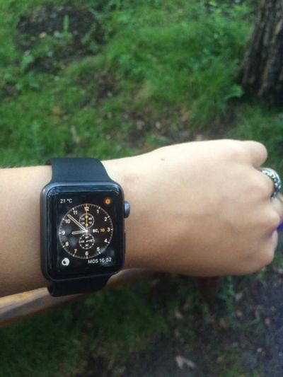 Лот: 7820048. Фото: 1. Apple Watch Sport 38 мм. Алюминий... Смарт-часы, фитнес-браслеты, аксессуары