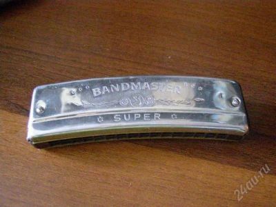 Лот: 1077159. Фото: 1. Губная гармошка Bandmaster Super. Баяны, аккордеоны, гармони
