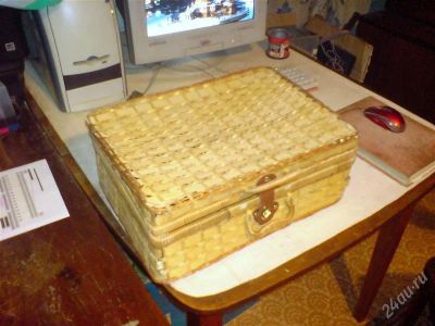 Лот: 1532925. Фото: 1. бамбуковый чемоданчик. натурпродукт... Другое (домашний быт)