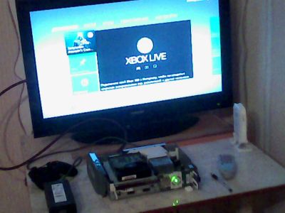 Лот: 3794069. Фото: 1. xbox без корпуса прошитый .обмен. Игровые приставки, консоли