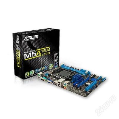 Лот: 2928362. Фото: 1. Материнская плата ASUS M5A78L-M... Материнские платы