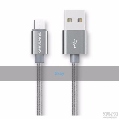 Лот: 8931159. Фото: 1. Suntaiho Micro USB 2.0 2.1A (2100mA... Дата-кабели, переходники