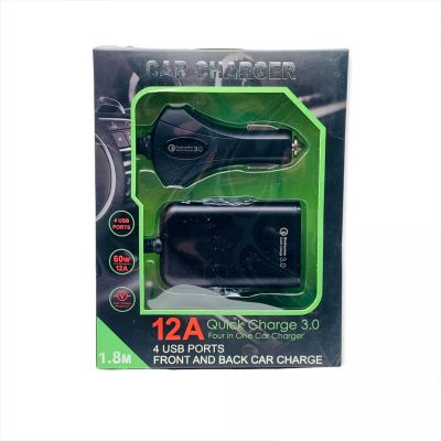 Лот: 22146635. Фото: 1. АЗУ CAR CHARGER 7A 2*QC3.0 + USB... Зарядные устройства, блоки питания, адаптеры сетевые для смартфонов