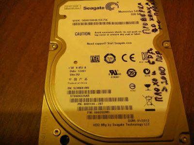 Лот: 5043753. Фото: 1. Жесткий диск Seagate Momentus... Жёсткие диски (HDD)