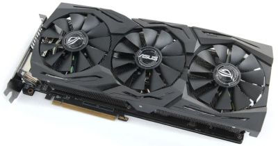 Лот: 11031284. Фото: 1. Видеокарта RX 580 8Gb ASUS Strix... Видеокарты