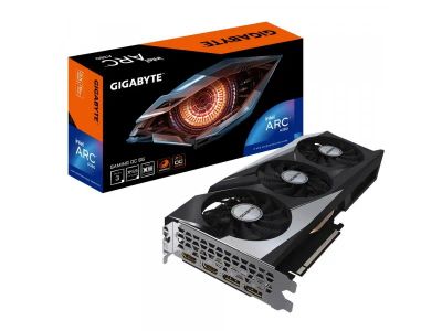Лот: 25781196. Фото: 1. Видеокарта Gigabyte Intel Arc... Запчасти для телевизоров, видеотехники, аудиотехники