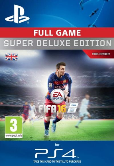 Лот: 7618092. Фото: 1. FIFA 16 Super Deluxe Edition PS4... Игры для консолей