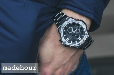 Лот: 10482115. Фото: 1. GST-B100D-1A CASIO G- SHOCK G-steel... Оригинальные наручные часы