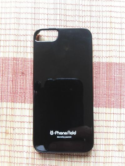 Лот: 4130293. Фото: 1. Чехол iPhone 5, 5S черный глянец... Чехлы, бамперы