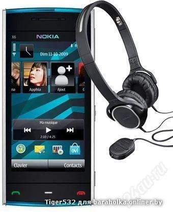 Лот: 841457. Фото: 1. Nokia X6 black - 2sim, TV, Java... Кнопочные мобильные телефоны