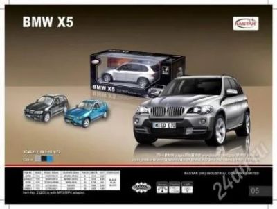Лот: 1495780. Фото: 1. Машина Rastar 1:72 р/у BMW X5... Электронные
