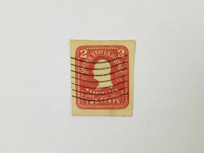 Лот: 23963915. Фото: 1. Вырезка с конверта. Джордж Вашингтон... Марки