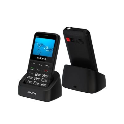 Лот: 25021399. Фото: 1. Сотовый Maxvi B231ds Black 2sim... Кнопочные мобильные телефоны