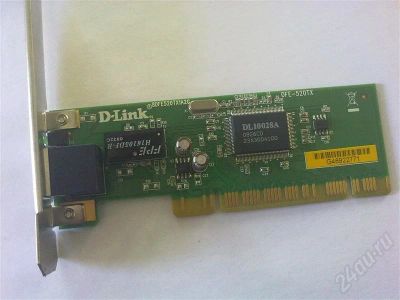 Лот: 373097. Фото: 1. Сетевая карта D-link DFE-520TX. Сетевые карты