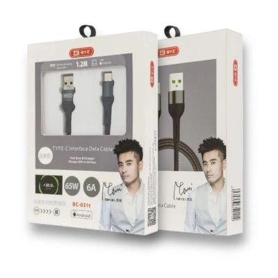Лот: 22143807. Фото: 1. КАБЕЛЬ BYZ BС-031t USB-> Type-C... Дата-кабели, переходники