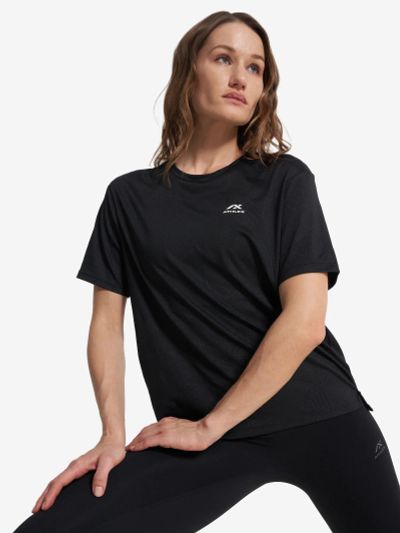 Лот: 25549439. Фото: 1. Футболка женская Athlex, Черный. Другое (спортивная одежда)