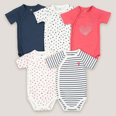 Лот: 24223903. Фото: 1. Комплект из пяти боди для LaRedoute. Ползунки, распашонки, слипы