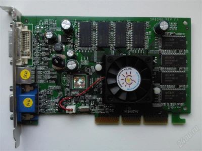Лот: 2249438. Фото: 1. Видеокарта nVIDIA GeForce FX5200... Видеокарты