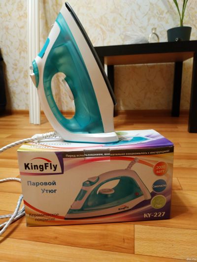 Лот: 12821606. Фото: 1. Утюг KingFly КУ-227 2000Вт. Утюги, парогенераторы, отпариватели
