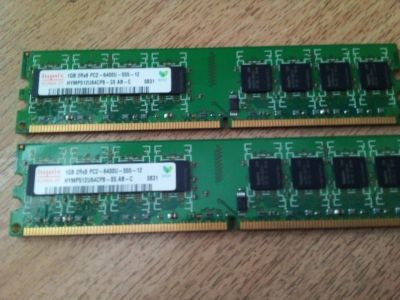 Лот: 19324612. Фото: 1. HYNIX 1GB 2Rx8 PC2-6400U-555-12... Оперативная память