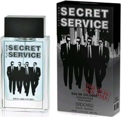Лот: 11379520. Фото: 1. Brocard men Secret Service - Platinum... Мужская парфюмерия