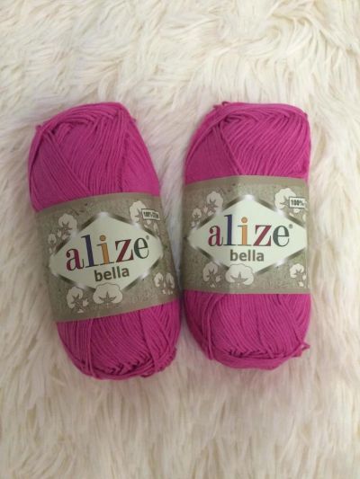Лот: 9849193. Фото: 1. Пряжа ALIZE BELLA 100% хлопок... Ткани, нитки, пряжа