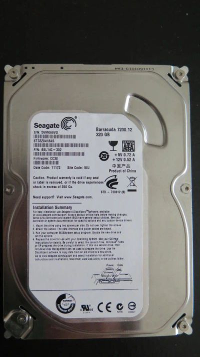 Лот: 10444558. Фото: 1. Жесткий диск Seagate ST3320418AS... Жёсткие диски (HDD)