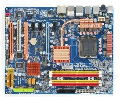 Лот: 1958895. Фото: 1. Gigabyte GA-EP45-DS3P (полный... Материнские платы