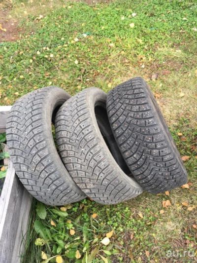 Лот: 14815735. Фото: 1. ТРИ Б/У шины Michelin X-ice north... Шины