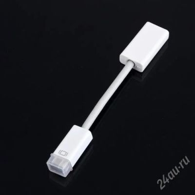 Лот: 1913862. Фото: 1. Mini DVI - HDMI для подключения... Шлейфы, кабели, переходники