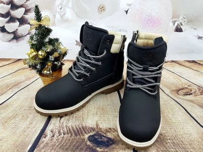 Лот: 10786543. Фото: 1. Ботинки женские Timberland black-white... Ботинки, полуботинки