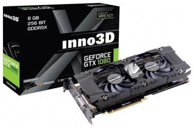 Лот: 9959595. Фото: 1. Inno3D GeForce GTX 1080 Twin X2... Видеокарты